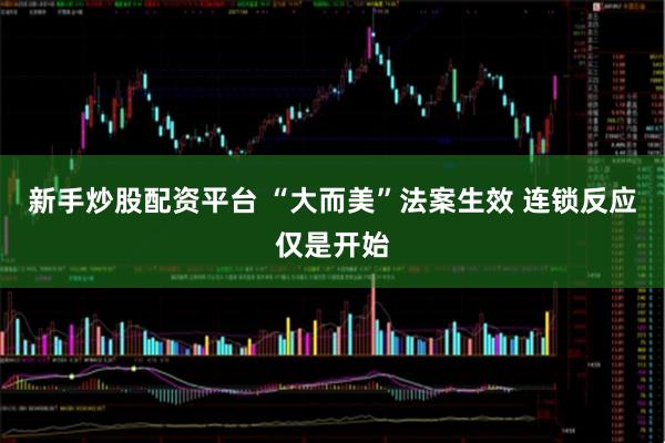 新手炒股配资平台 “大而美”法案生效 连锁反应仅是开始